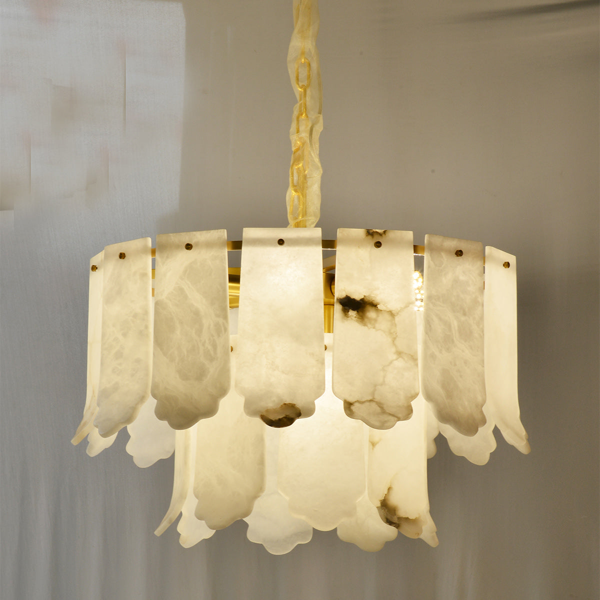 Alabaster Multi-storey Chandelier